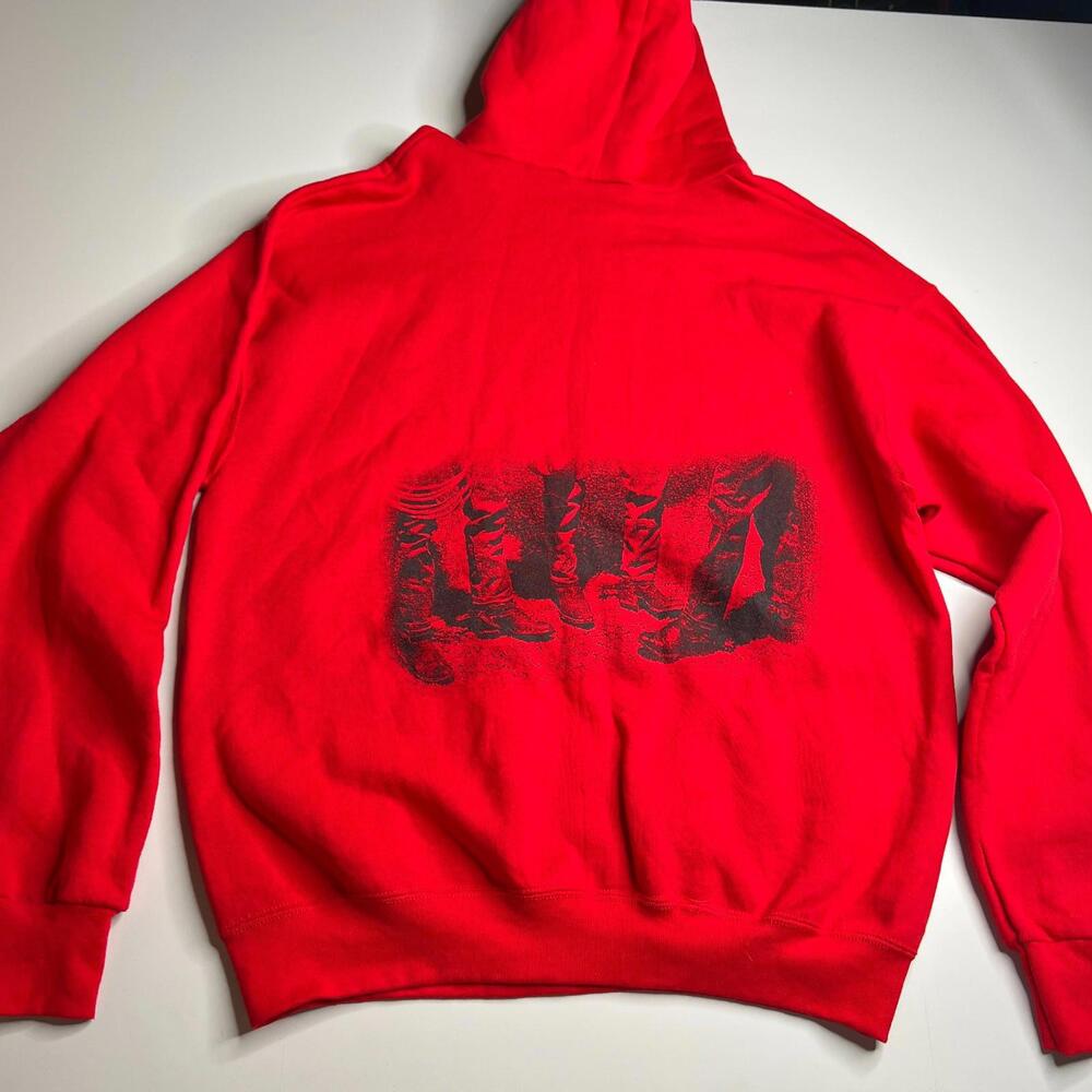 Vintage Marlboro Country Store Hoodie Red XL Made in USA Fruit of the Loom 80s